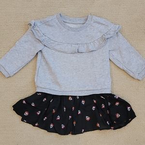 Gymboree Sugarskulls Sweatshirt dress 2t